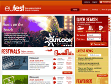 Tablet Screenshot of eufest.com
